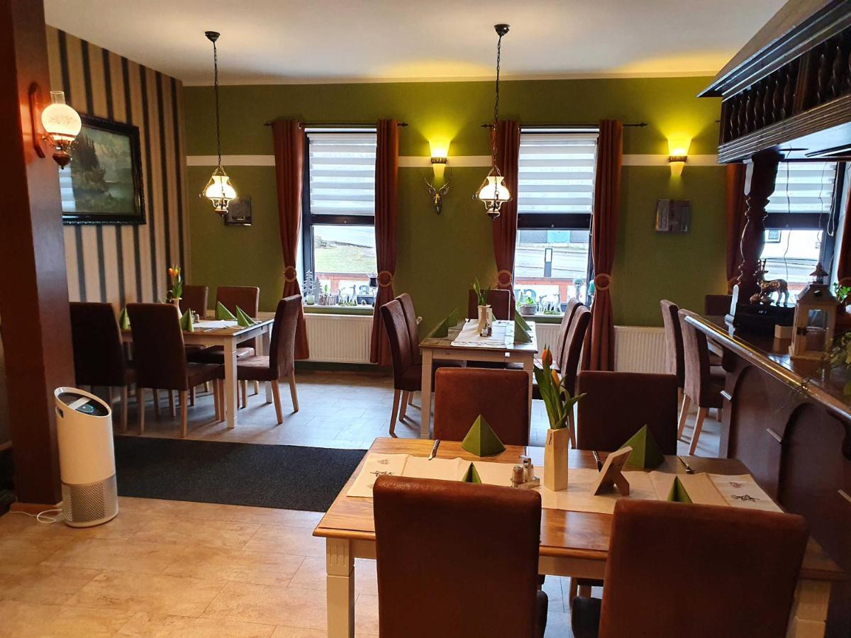 Gasthaus "Burgstieg" Stiege Esterno foto